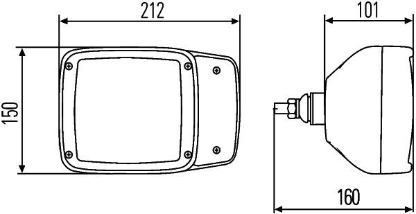 Hella Koplamp 1SA 996 120-451