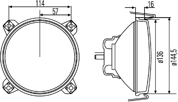 Hella Koplamp 1A3 005 649-007