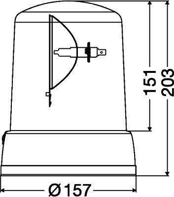 Hella Zwaailicht 2RL 008 062-111