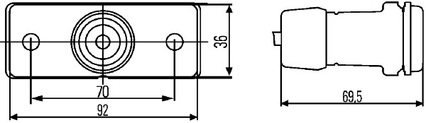Hella Parkeerlicht 2PS 008 382-801