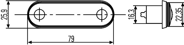 Hella Mistlampen  2PF 959 590-202