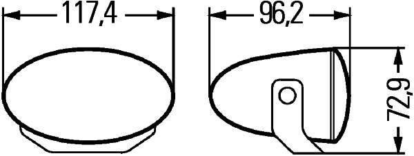 Hella Mistlampenset 1NA 008 283-801