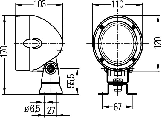 Hella Werklamp 1GM 996 134-061