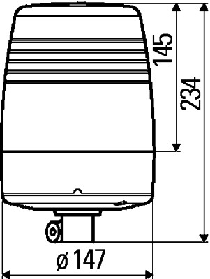Hella Zwaailicht 2RL 008 967-011