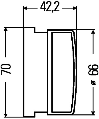 Hella Reflector 8RA 009 001-037