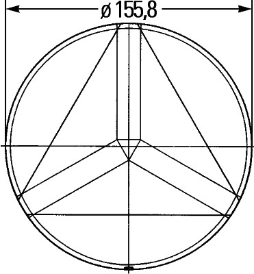 Hella Retroreflector (katoog) 8RA 343 220-007