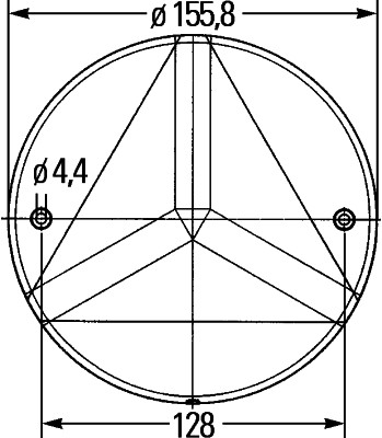 Hella Retroreflector (katoog) 8RA 343 220-017