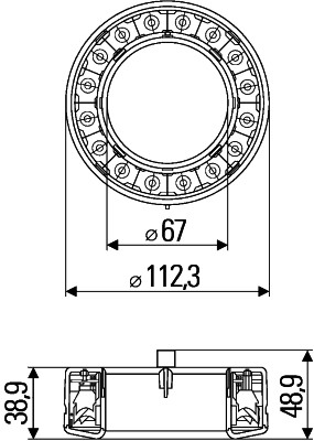 Hella Achterlicht Sierlijst 8XU 009 362-111