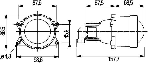 Hella Koplamp 1KL 998 570-021