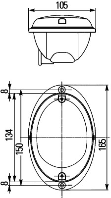 Hella Achteruitrijlicht 2ZR 343 130-387