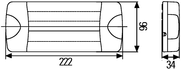 Hella Achterlicht 2SD 959 050-401