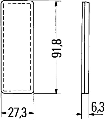 Hella Reflector 8RA 342 014-157