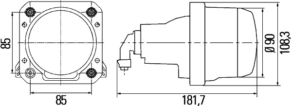 Hella Koplamp 1AL 009 998-041