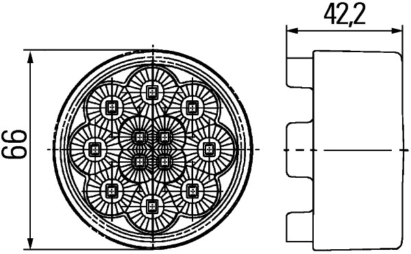 Hella Achterlicht 2SB 009 001-401