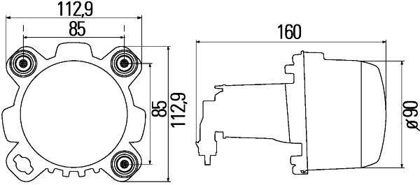 Hella Koplamp 1BL 247 042-011