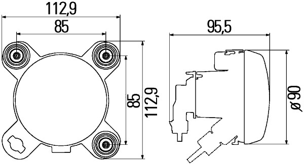 Hella Verstraler 1K0 247 043-021