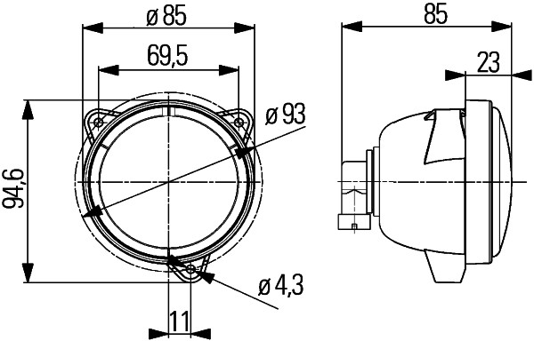 Hella Werklamp 1G0 996 176-061