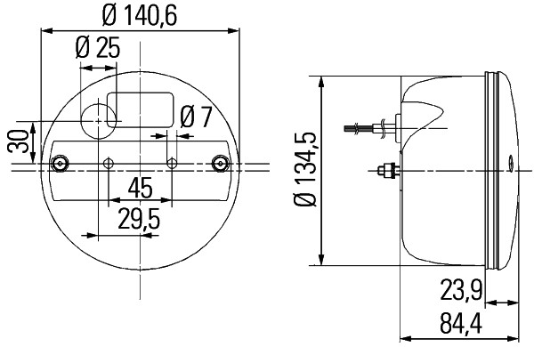 Hella Achterlicht 2SD 344 100-101