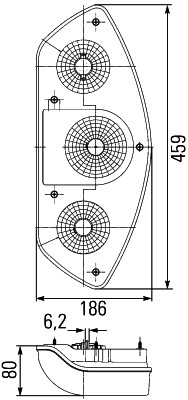 Hella Achterlicht 2SD 343 440-017