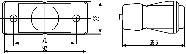 Hella Parkeerlicht 2PS 008 382-007