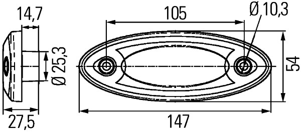 Hella Breedtelicht 2PG 344 690-307