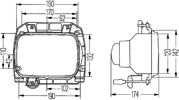 Hella Koplampunit 1BL 005 740-091