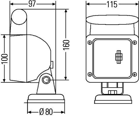 Hella Werklamp 1GA 007 506-667