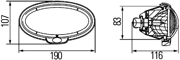 Hella Werklamp 1GB 996 186-061