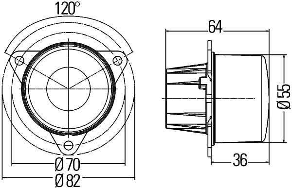 Hella Mistlampen  2PF 011 172-157