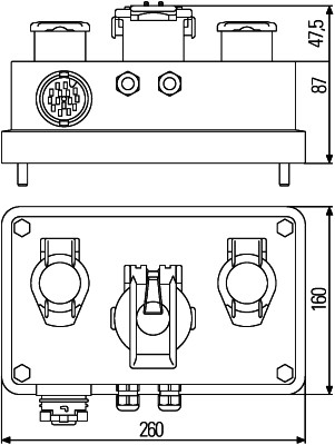 Hella Kabelverbindingsdoos 8JE 340 898-001