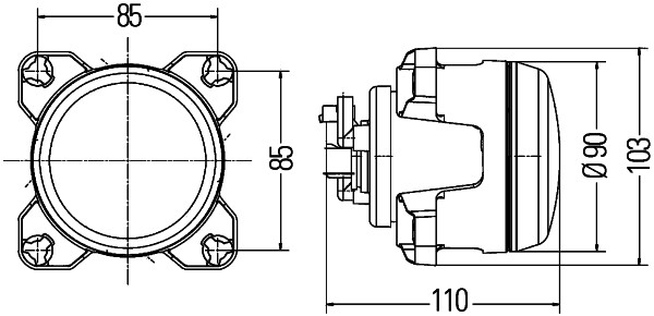 Hella Werklamp 1G0 996 163-087