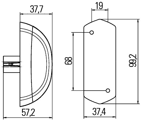 Hella Markeringslicht 2XS 205 020-001