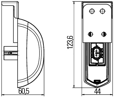 Hella Markeringslicht 2XS 205 020-037