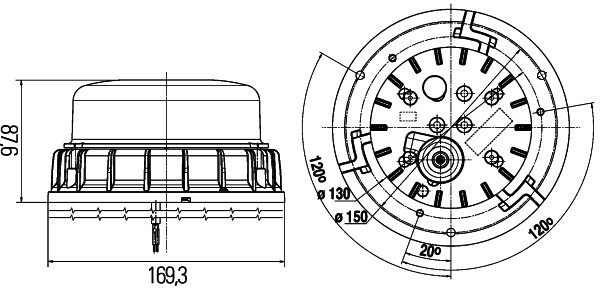 Hella Flitslamp 2XD 011 557-101