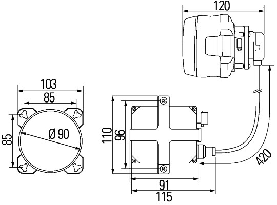 Hella Koplampenincert grootlicht 1K0 008 192-011
