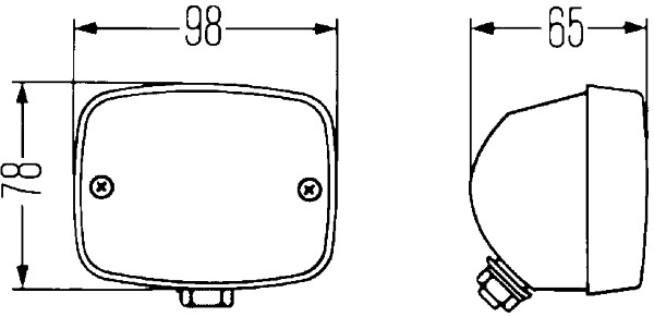 Hella Mistachterlicht 2NE 003 030-167