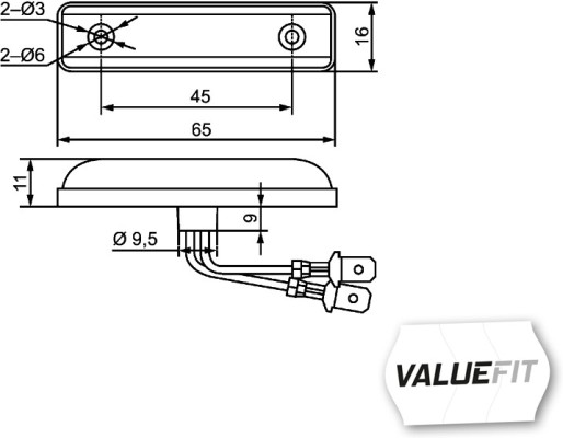 Hella Parkeerlicht 2PS 357 010-101