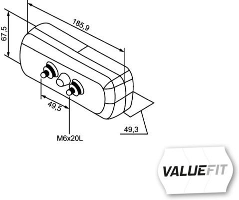 Hella Achterlicht 2SD 357 033-001