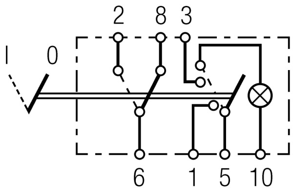 Hella Waarschuwingsknipperlamp schakelaar 6HH 007 832-281