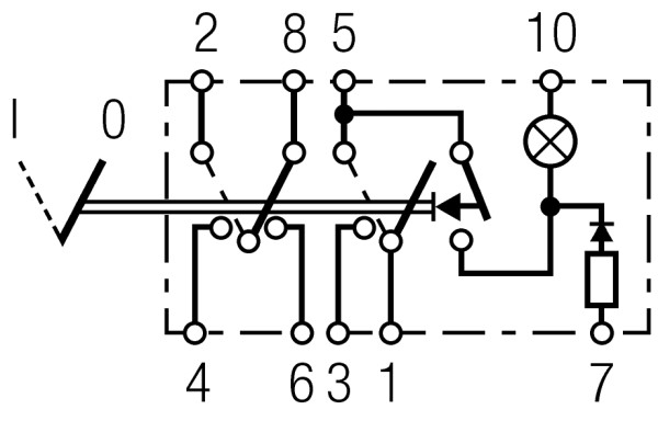 Hella Waarschuwingsknipperlamp schakelaar 6HH 007 832-771