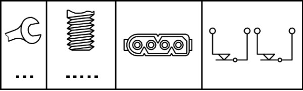 Hella Remlichtschakelaar 6DF 007 666-001