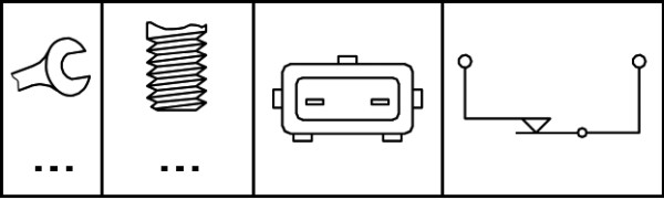 Hella Remlichtschakelaar 6DD 008 622-151