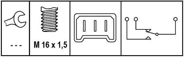 Hella Remlichtschakelaar 6DD 008 622-631