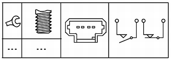 Hella Remlichtschakelaar 6DD 008 622-811