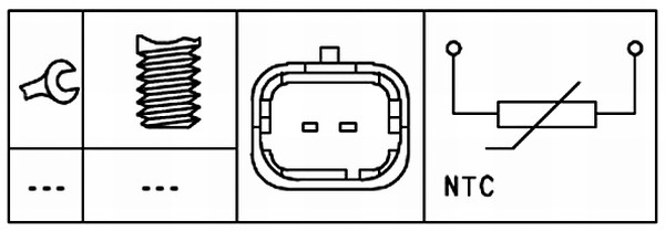 Hella Temperatuursensor 6PT 009 309-431