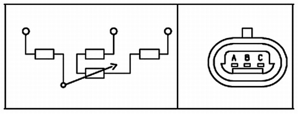 Hella Gasklep positiesensor 6PX 008 476-461