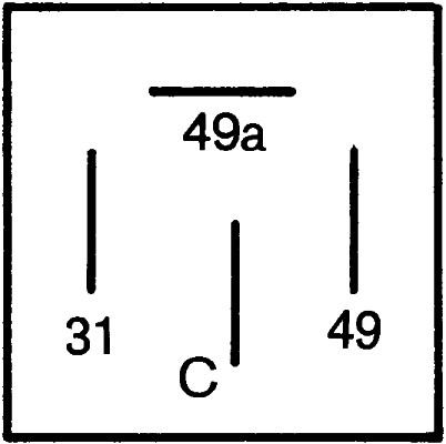 Hella Knipperlichtautomaat, pinkdoos 4DB 001 887-041