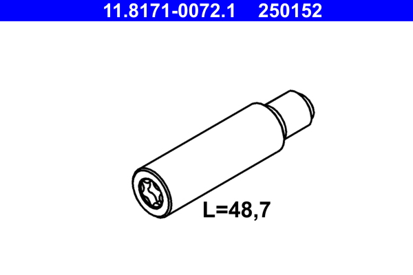 Geleidebout, remklauw ATE 11.8171-0072.1