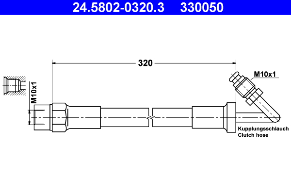 Koppelingsslang ATE 24.5802-0320.3