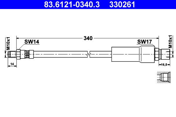 Remslang ATE 83.6121-0340.3